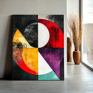Form Abstrakt, Digital Art Print, Wandkunst, digitaler Download, Wohnkultur, Wand-Dekor, druckbare Kunst, AI-generiert, AI Art