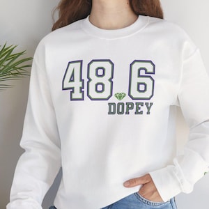 Dopey Challenge 48 6 Miles Sweatshirt, Running Motivation Sweatshirt, Unisex Crewneck, RunDisney Gift, Recovery Apparel, Personalize image 1