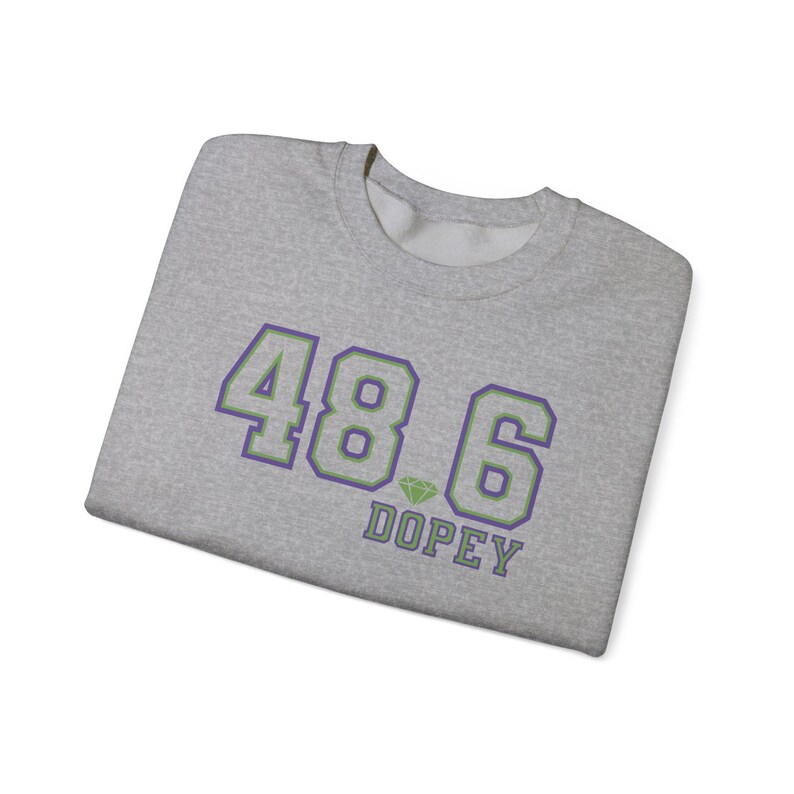 Dopey Challenge 48 6 Miles Sweatshirt, Running Motivation Sweatshirt, Unisex Crewneck, RunDisney Gift, Recovery Apparel, Personalize image 5