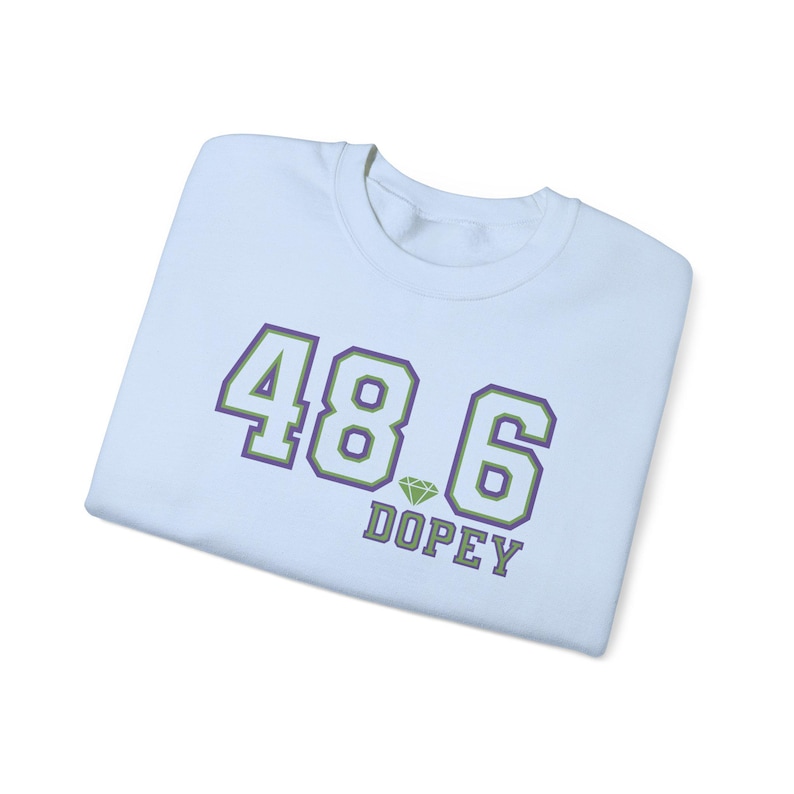 Dopey Challenge 48 6 Miles Sweatshirt, Running Motivation Sweatshirt, Unisex Crewneck, RunDisney Gift, Recovery Apparel, Personalize image 6