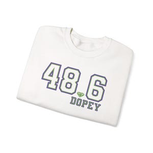 Dopey Challenge 48 6 Miles Sweatshirt, Running Motivation Sweatshirt, Unisex Crewneck, RunDisney Gift, Recovery Apparel, Personalize image 3