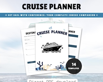 Printable Cruise Planner Bundle: Vacation Organizer (Digital Download)