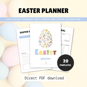 Paasplanner | Paasplannerkit | Checklist Pasen | Afdrukbaar Pasen