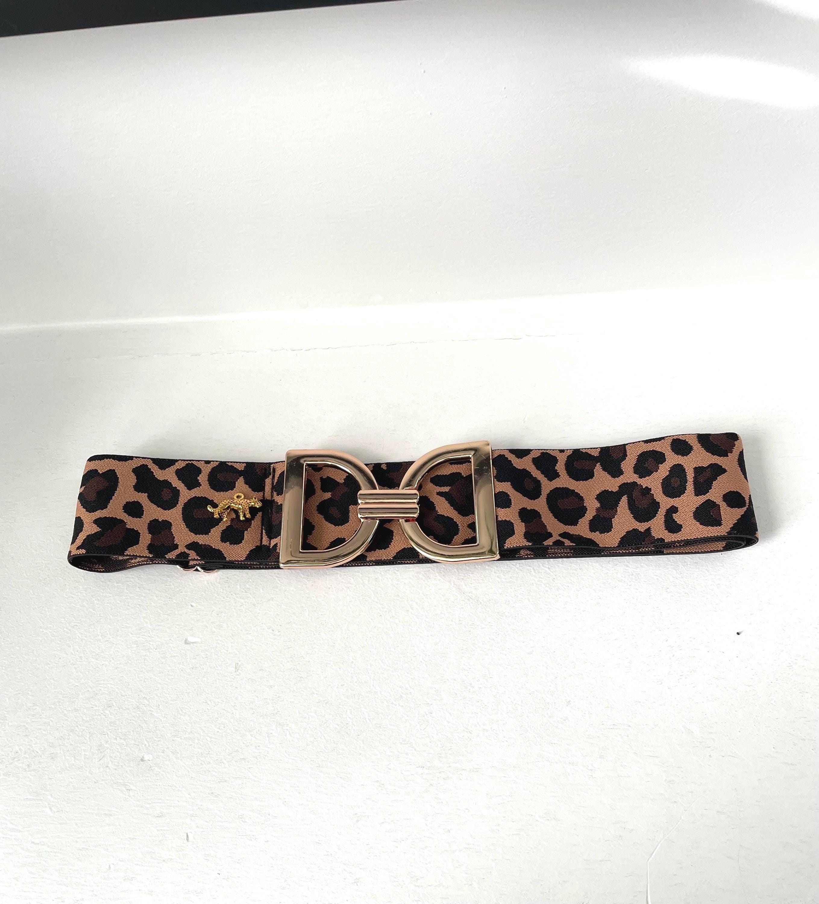 Merona Women 2XL Leopard Cheetah Animal Print Hair Leather Belt Y2K 2006 NEW Vintage Leopard Print Belt - Etsy main image 2