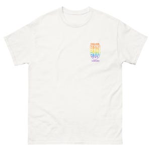 England Lionesses Rainbow Badge T shirt