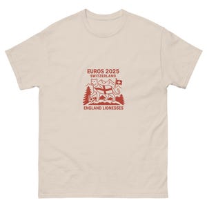 England Womens Football Lionesses Euros 2025 T shirt