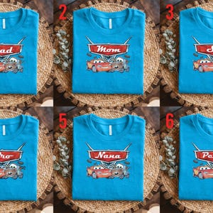 Lightening McQueen Birthday Boy Shirt, Disney Cars Birthday T-Shirt, Tow Matter Birthday Party Tee, Pixar Birthday Sweatshirt BZEF10