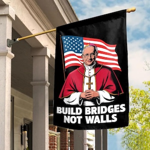 Pope Leo XIV Flag, Habemus Papam Garden Flag, New Pope Catholic Flag, Vatican Flag Decor, Catholic Yard Sign, Catholic Garden Flag NGRV02