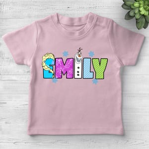 Frozen Birthday Shirt , Elsa Birthday Shirts, Frozen Custom Shirt , Frozen Personalized Tee, Frozen Family Party shirts D1HX49
