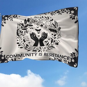 Resist Garden Flag, Feminist Flag, Liberal Flag, Social Activist Flag, Democrat Garden Flag, Progressive Flag, Peace Sign Yard C1HD13