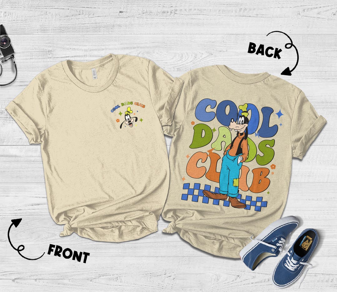 Disney Goofy Cool Dads Club Shirt, Disneyworld Goofy Daddy Shirt, Retro — free download