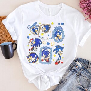 Sonic the Hedgehog Shirt, Sonic and Friend Shirt, Sonic Tails Shirt, Sonic Group Matching Shirt, Shadow the Hedgehog Party Shirt C1HA05-2