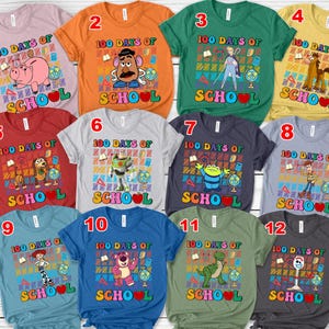 Disney Toy Story 100 Days of School Shirt, 100 Days Teacher Shirt, Toy Story Group Shirt, Disneyland School Shirt, Gift For Kids N-11012305