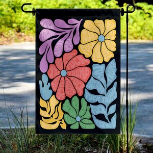 Subtle Anti Trump Flag, Floral F*ck Trump Flag, Floral FDT Flag, Foxtrot Delta Tango Flag, Political Protest Flower Flag, Anti Trump C1GG06