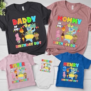 Elemental Birthday Family Tee, Personalized Elemental Matching Shirt, Elemental Birthday Shirt, Elemental Theme Birthday Party Shirt BYC122