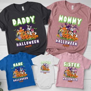 Disney Mickey&#39;s Not So Scary Halloween Party 2025 Shirts, Custom Halloween Family Matching Shirt, Mickey Minnie Halloween Tee NGSX13
