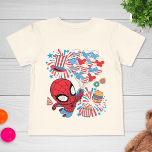 Spidey and His Amazing Friends 4th Of July Shirt, Characters Independence Day Matching Shirt, 4th Of July Kids Tee, Disney Trip Tee D2HA22
