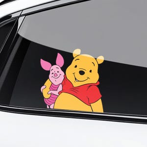 Cute Winnie the Pooh Peeker Peeking Car Decals Wall Art Decor Bumper Stickers Cartoon Waterproof Classic Disney Characters C1G428