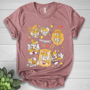 Sonic the Hedgehog Shirt, Sonic and Friend Shirt, Sonic Tails Shirt, Sonic Group Matching Shirt, Shadow the Hedgehog Party Shirt C1HA05-5