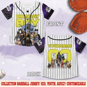Custom Star Wars Baseball Jersey, Galaxy&#39;s Edge Jersey Shirt, Magic Kingdom Baseball Team, Star Wars Shirt, Birthday Gift For Kids NGRL07