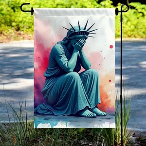 Resist Statue of Liberty Flag, Feminist Pro Choice Statue of Liberty Protest Democrat Leftist Anti MAGA LGBTQ House Flag C1GG04