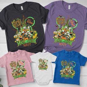 Disney Mickey&#39;s Not So Scary Halloween Party 2025 Shirts, Custom Halloween Family Matching Shirt, Mickey Minnie Halloween Tee,  BZHT21