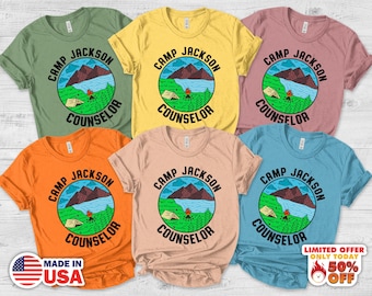 Custom Camp Counselor Shirt, Personalized Camp Counselor Shirt, Family Camping shirts, Summer Camp Camping Trip, Matching Camp C-13062302