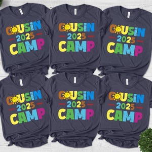 Cousin Camp 2025 Shirt, Cousin Crew 2025 Shirt, Matching Cousin Shirts, Summer Cousin Shirts, Summer Family Reunion C1EN24