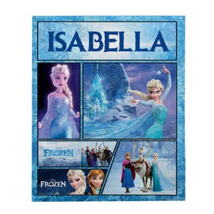 Disney Frozen Blanket, Personalized Custom Elsa Blanket, Elsa Anna Blanket For Bed Sofa, Christmas Gifts, Birthday Gifts For Kids N-01032309
