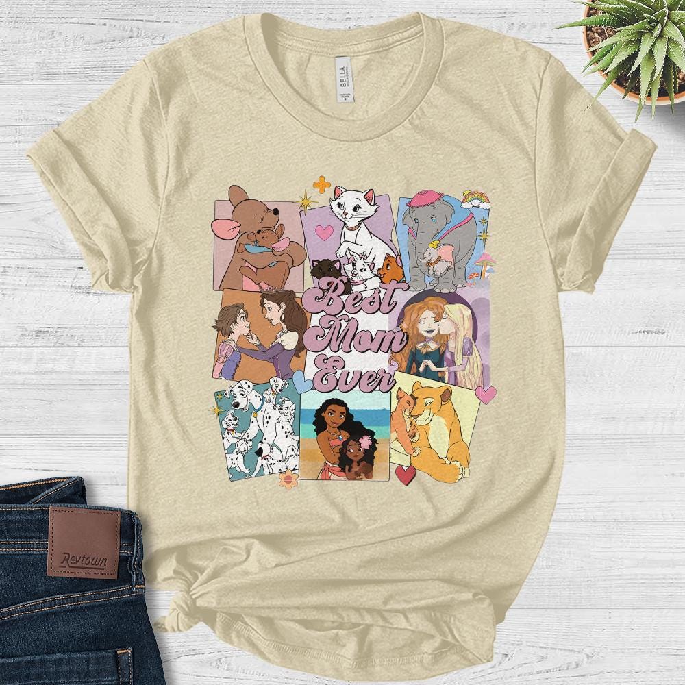 Disney Characters Best Mom Ever Mother'S Day, Disney Mothers Day, Mothers Day Shirt, Best Disney Mom Ever, Disney Gift For Mom Bzdz11 Teesummer