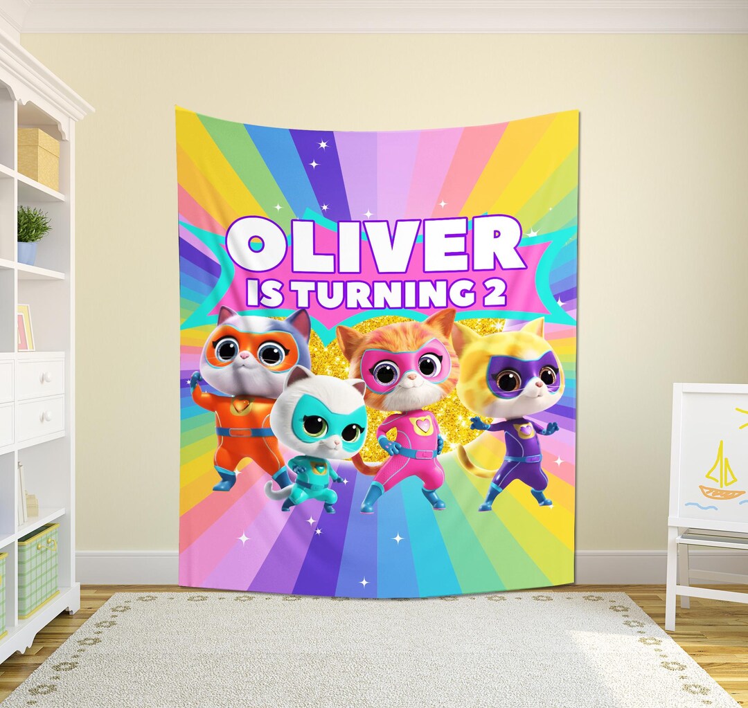 Disney Super Kitties Banner, Buddy Cat, Bitsy Cat, Ginny Cat, Sparks ...