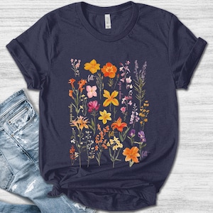 Subtle Anti-Trump Flowers Shirt , Anti-Maga Floral Tee, FDT Shirt , Feminist Gift, F*ck Donald Trump Subtle Democrat C1EW16
