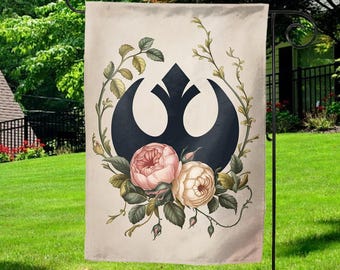 Rebel Alliance Flag, Star Wars Resistance Banner, Party Supplies Sign, Rebellion Yard Decor, Gift for Him & Her C1E504