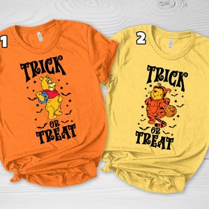 Vintage Winnie The Pooh Halloween Shirt, Pooh Halloween Shirt, Pooh Halloween Family Tees, Disneyland Halloween Trip Shirt D1KH10