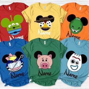 Disney Toy Story Mom and Dad Shirt, Toy Story Inspired, Toy Story Family Shirts, Buzz Lightyear, Disney Toy Story Dinosaur B-06092212