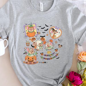 Coquette Bow Disney Jaq And Gus Halloween T-Shirt, Jaq And Gus Gus Halloween Shirt, Bibbidi Bobbidi Boo, Princess Halloween Shirt C1IC01