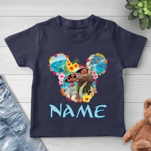 Moana Birthday Shirt, Disney Princess Family Shirt, Custom Moana Party Tee, Mom Dad Disney Trip Shirt, Maui Moana 2 Birthday Tee NGNY09