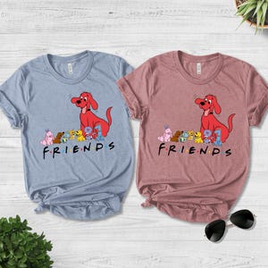 Clifford the Big Red Dog Shirt, Clifford Dog Friends Shirt, Clifford Dog Party, Clifford Dog Family Birthday Shirt, Children&#39;s Book NFYM10