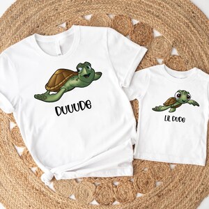 Father & Son Matching Shirts, Matching Turtles Father Son Shirts, Disney Matching Dad and Son Shirt, Daddy and Me Tee,Dad and Son Tee D2FO25