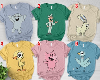 Elephant and Piggie Shirt, Mo Willems, Teacher Costume, Book Costume, Couples Costume Group, Character Day, Teacher G5MW07