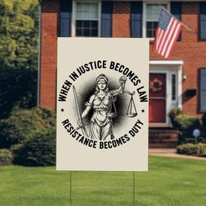 Resist Yard Sign - Resist Hate Lawn Sign, Anti-Pre Sign, Pro Women's Rights, Resist Racism, Resist Fascism Yard Sign C1HH07