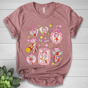 Sonic the Hedgehog Shirt, Sonic and Friend Shirt, Sonic Tails Shirt, Sonic Group Matching Shirt, Shadow the Hedgehog Party Shirt C1HA05-1