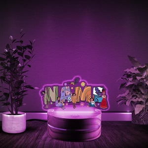 Personalised Elsa Frozen Colourful Night Light/ Colours Change Remote / Birthday Gift/ Christmas Present/ 3D Acrylic BYM108