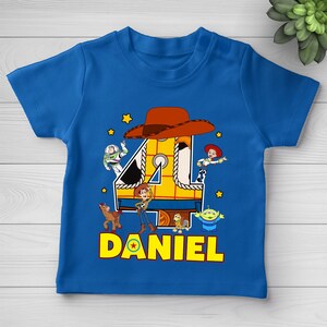 Toy Story Birthday Shirt, Custom Disney Birthday Boy Shirt, Toy Story Birthday Family, Custom Toy Story Shirt, Birthday Girl Gift Tee D1H212