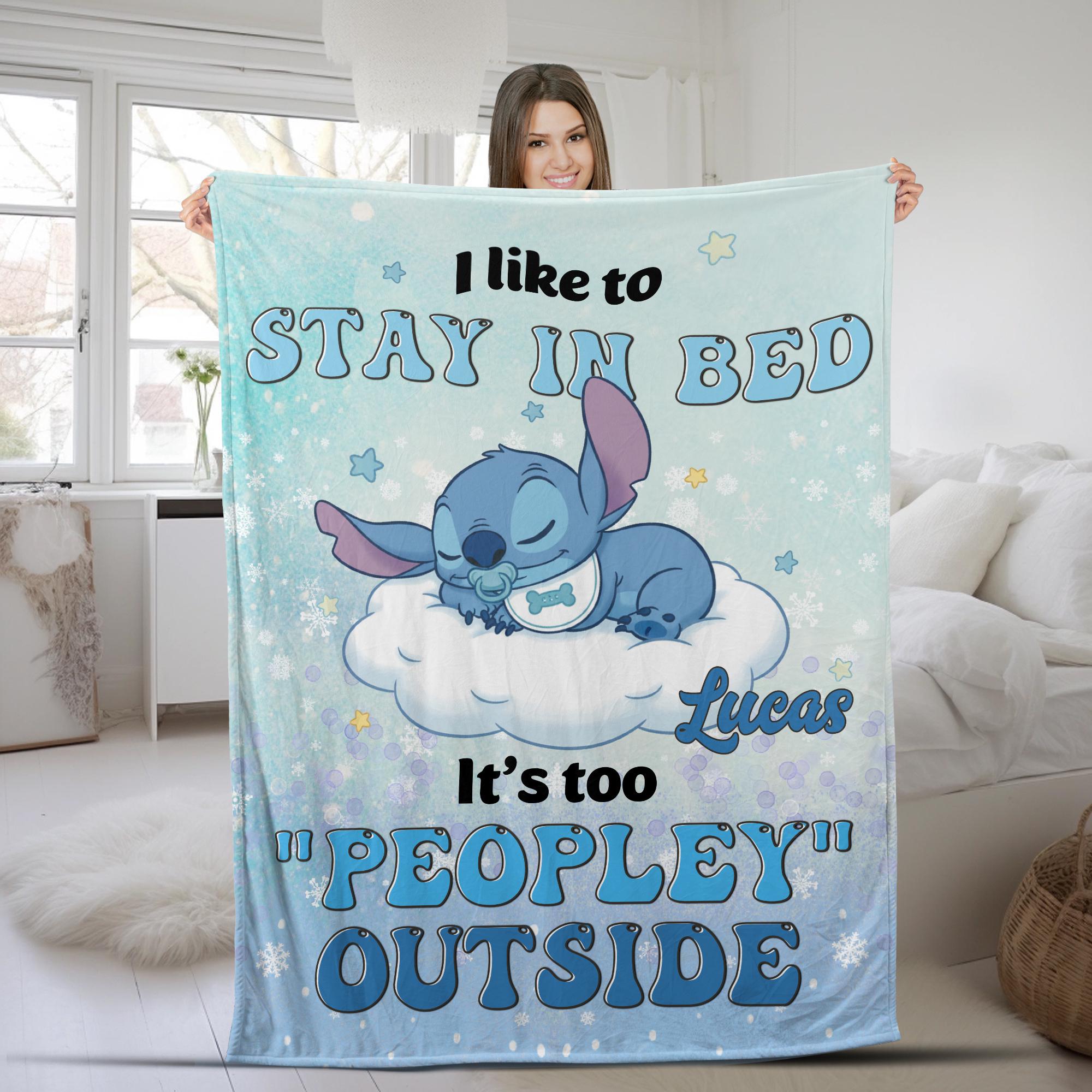 Discover Personalized Kids Name Blanket, Stitch Blanket, Personalized Lilo Stitch Baby Blanket