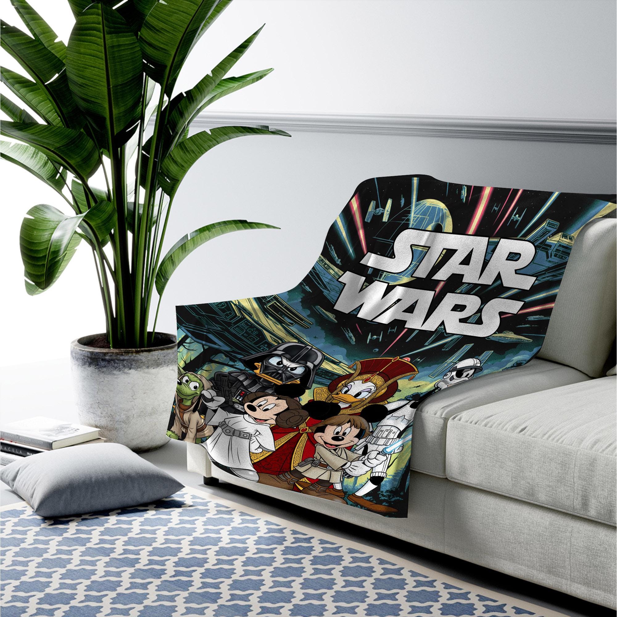 Discover Mickey and Friends Cosplay Disney Star Wars Blanket