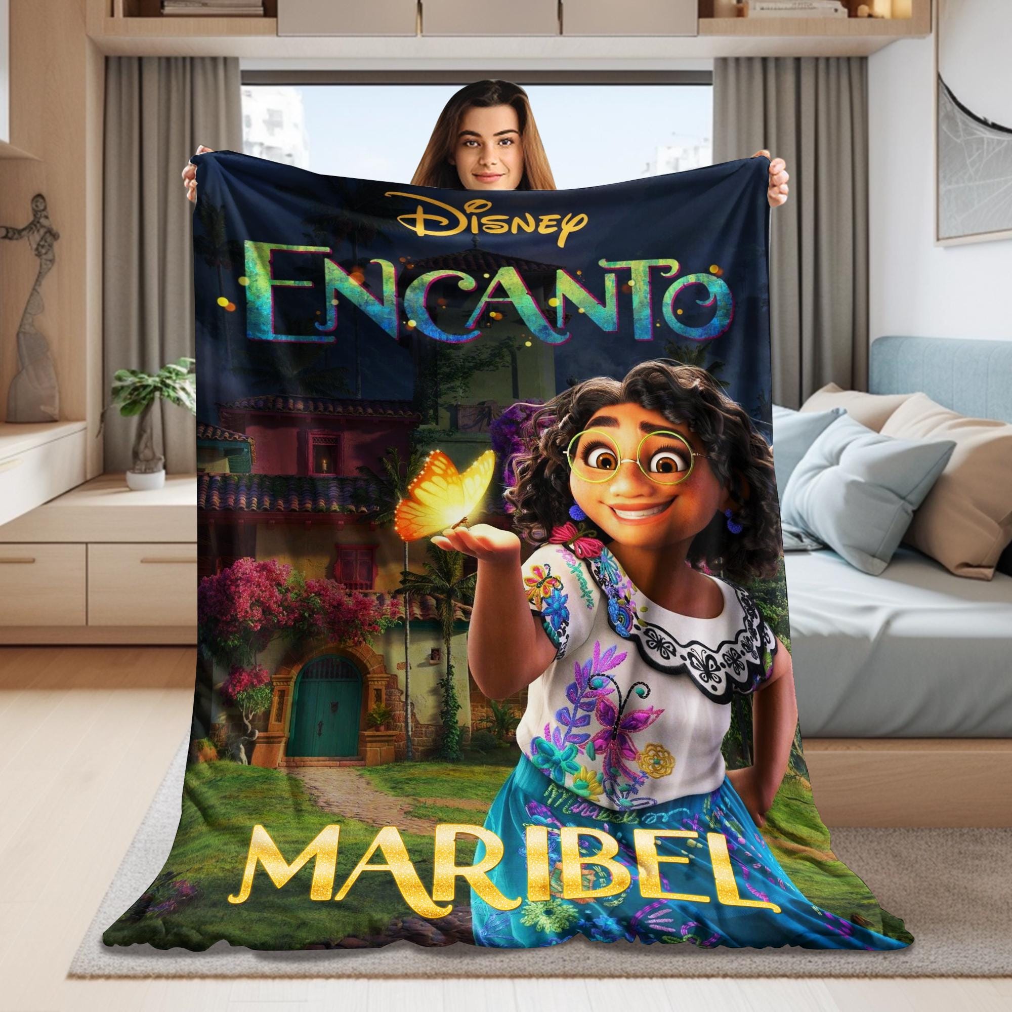 Discover Personalized Name Encanto Blanket, Encanto Movie Blanket, Gift Ideas, Halloween Blanket