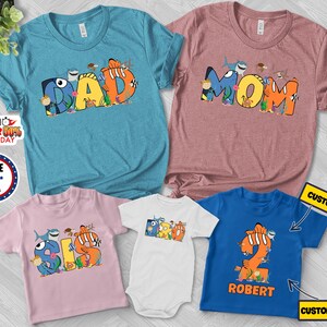 Disney Finding Nemo Shirt, Finding Dory Birthday Boy/Girl Shirt, Finding Nemo Family Shirt, Family Birthday Party Shirt, Disney Trip NEUX14