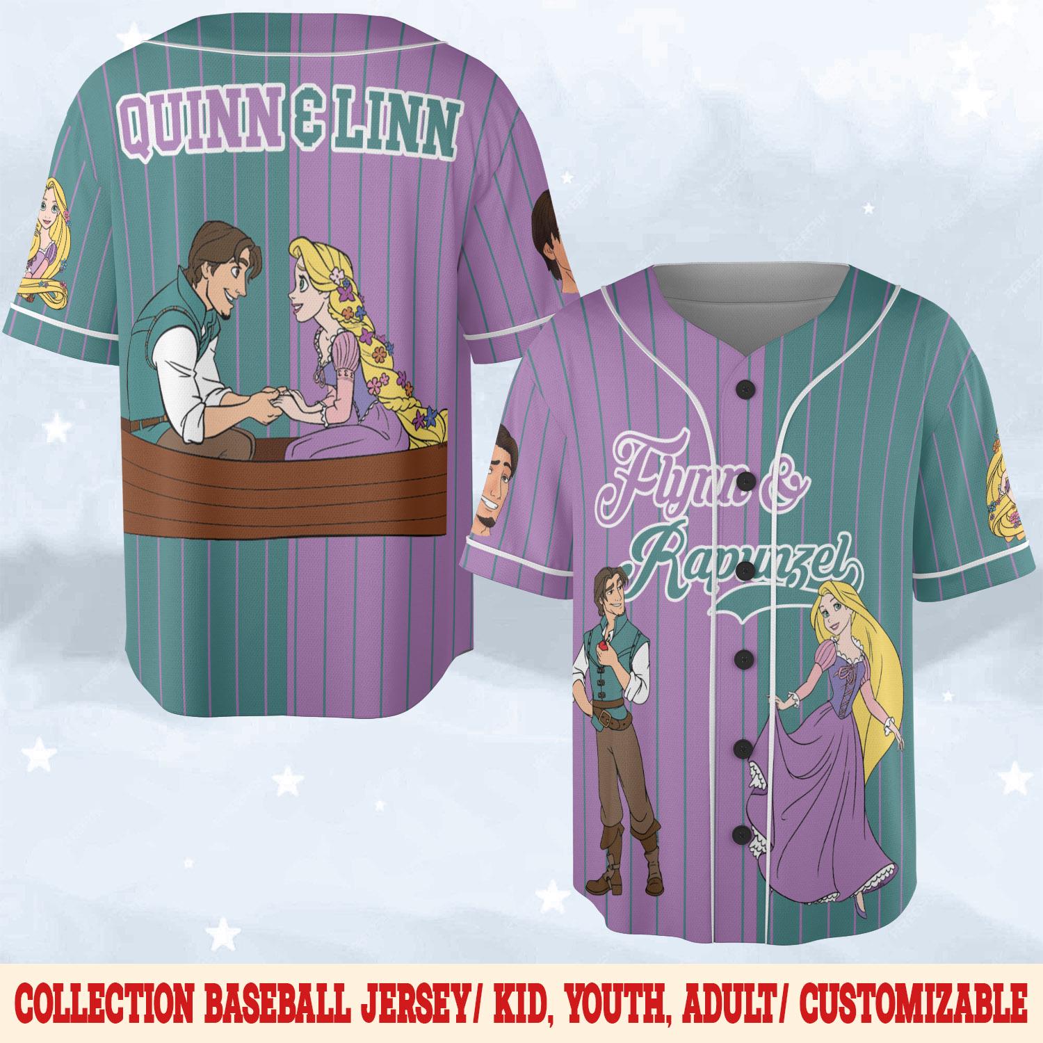 Discover Personalized Disney Couple Baseball Jersey