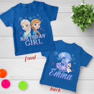 Elsa Anna Frozen Birthday Shirt, Frozen Family Birthday Shirt, Elsa Birthday Shirt, Birthday Girl Shirt, Disneyland Princess Elsa C1FZ05
